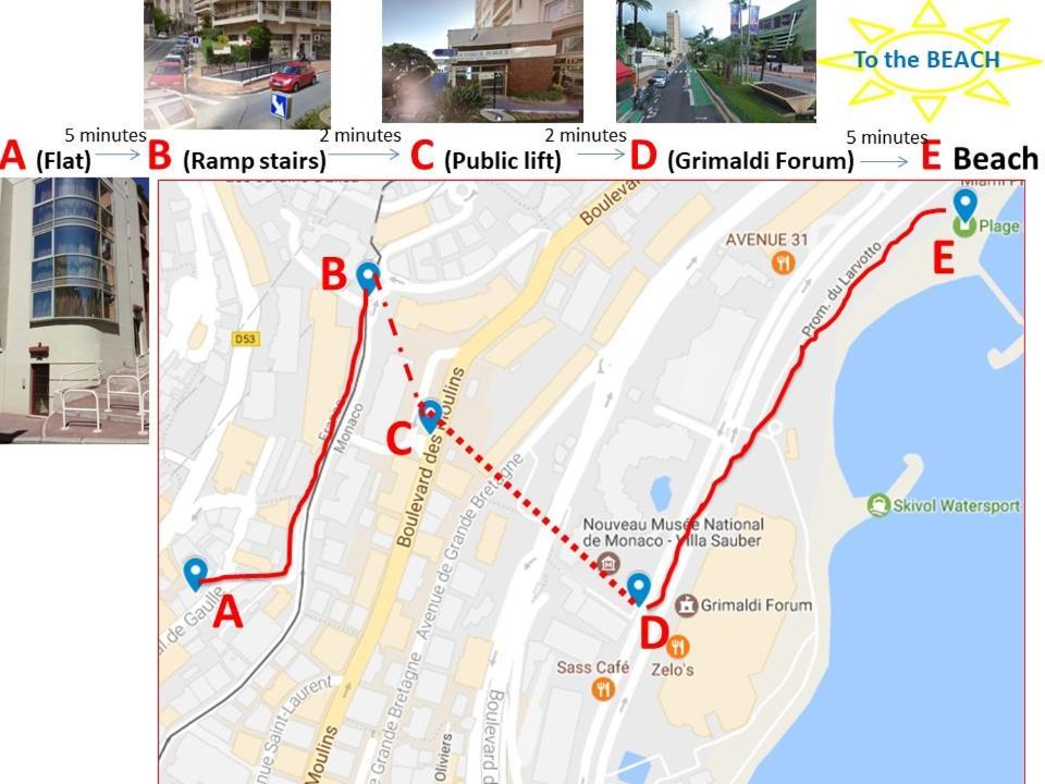 Monaco Terrace Lejlighed Beausoleil Eksteriør billede